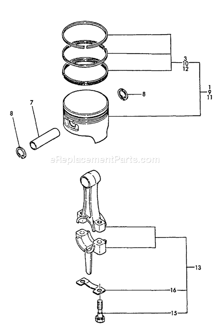 Page S Diagram and Parts List for EG-3500 00000 - 02737 Echo Generator