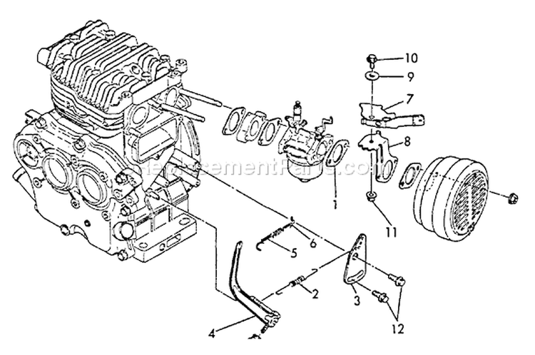 Page U Diagram and Parts List for EG-3500 00000 - 02737 Echo Generator