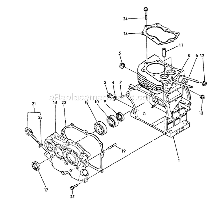 Page E Diagram and Parts List for EG-3500 00000 - 02737 Echo Generator