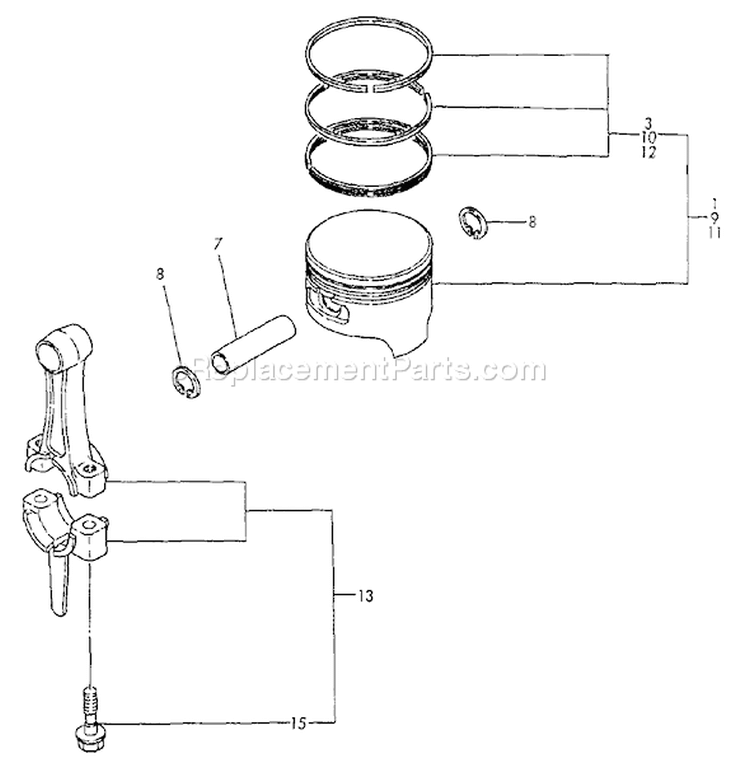 Page S Diagram and Parts List for EG-3500 After S/N 02738 Echo Generator