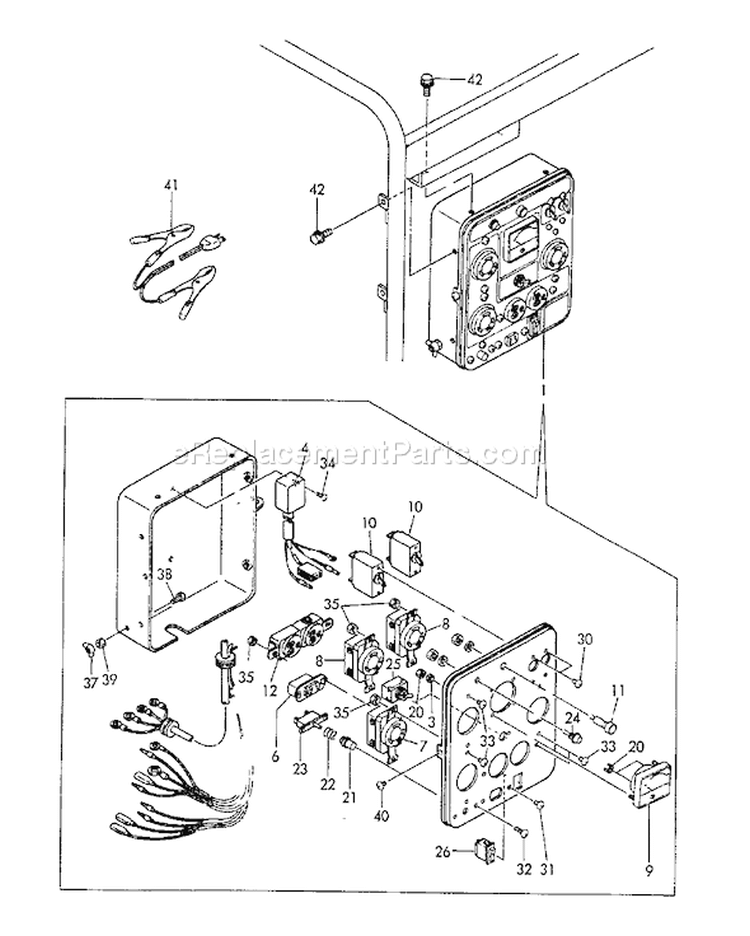 Page G Diagram and Parts List for EG-3500 After S/N 02738 Echo Generator