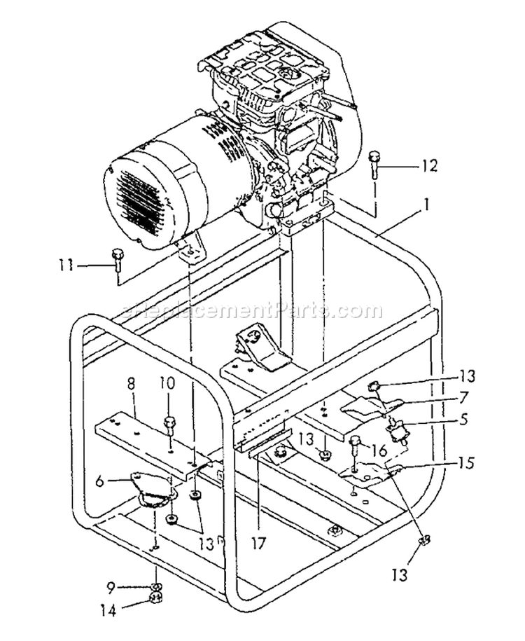 Page I Diagram and Parts List for EG-3500 After S/N 02738 Echo Generator
