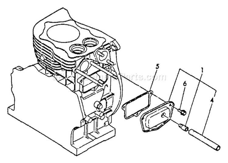 Page A Diagram and Parts List for EG-4300E  Echo Generator