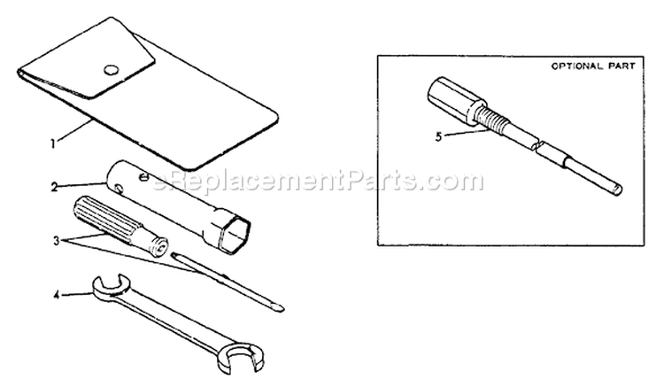 Page V Diagram and Parts List for EG-4300E  Echo Generator