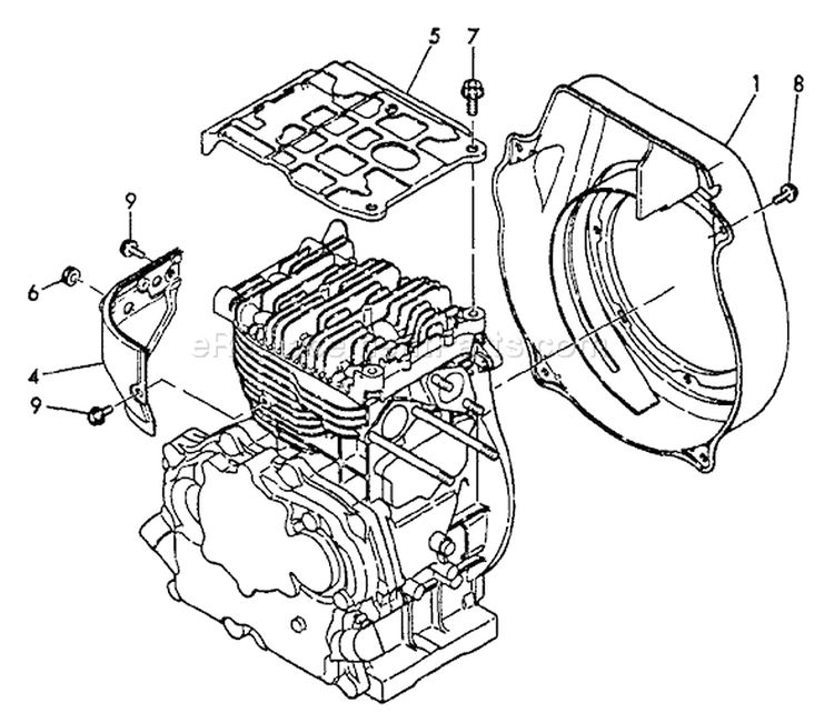 Page G Diagram and Parts List for EG-4300E  Echo Generator