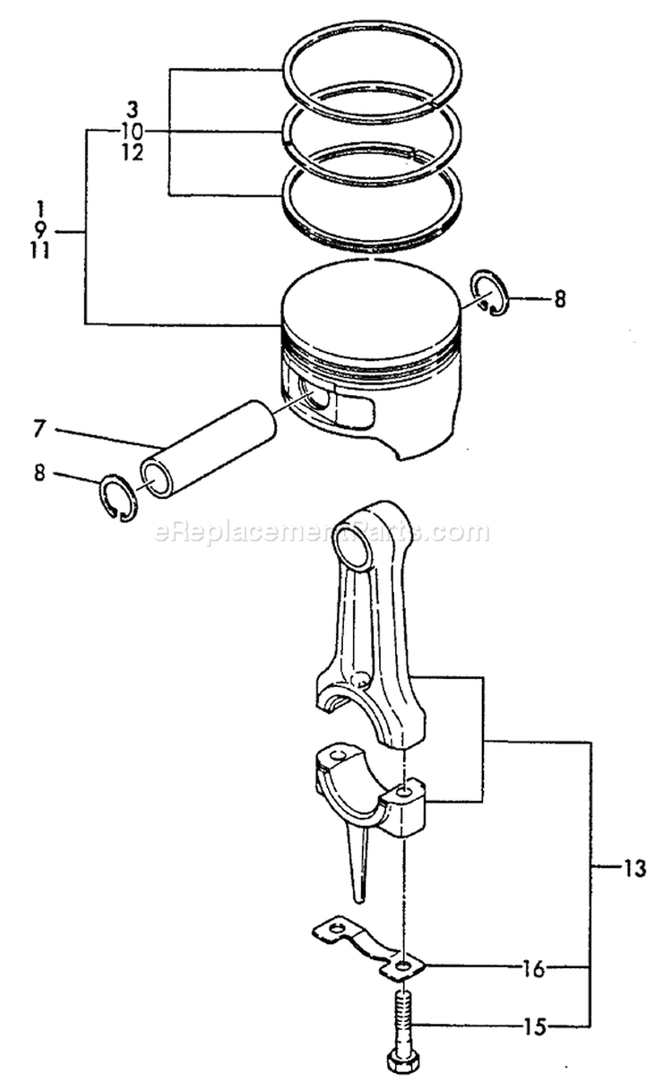 Page S Diagram and Parts List for EG-4300 00000 - 00845 Echo Generator
