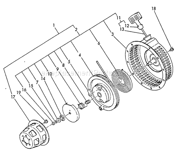 Page T Diagram and Parts List for EG-4300 00000 - 00845 Echo Generator