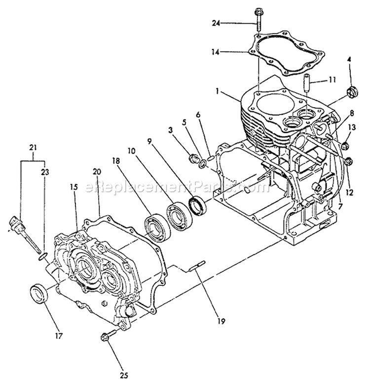 Page E Diagram and Parts List for EG-4300 00000 - 00845 Echo Generator