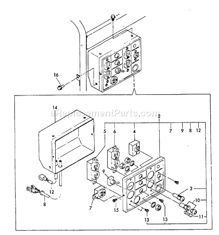 Page G Diagram and Parts List for EG-4300 00000 - 00845 Echo Generator
