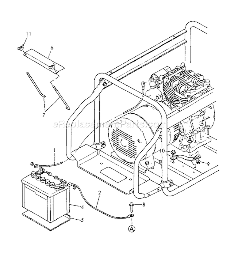 Page A Diagram and Parts List for EG-4300 After S/N 00846 Echo Generator