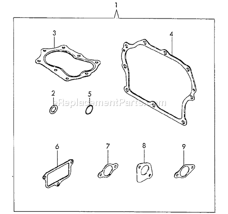 Page M Diagram and Parts List for EG-4300 After S/N 00846 Echo Generator
