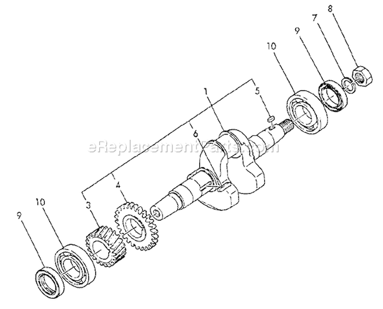 Page E Diagram and Parts List for EG-4300 After S/N 00846 Echo Generator