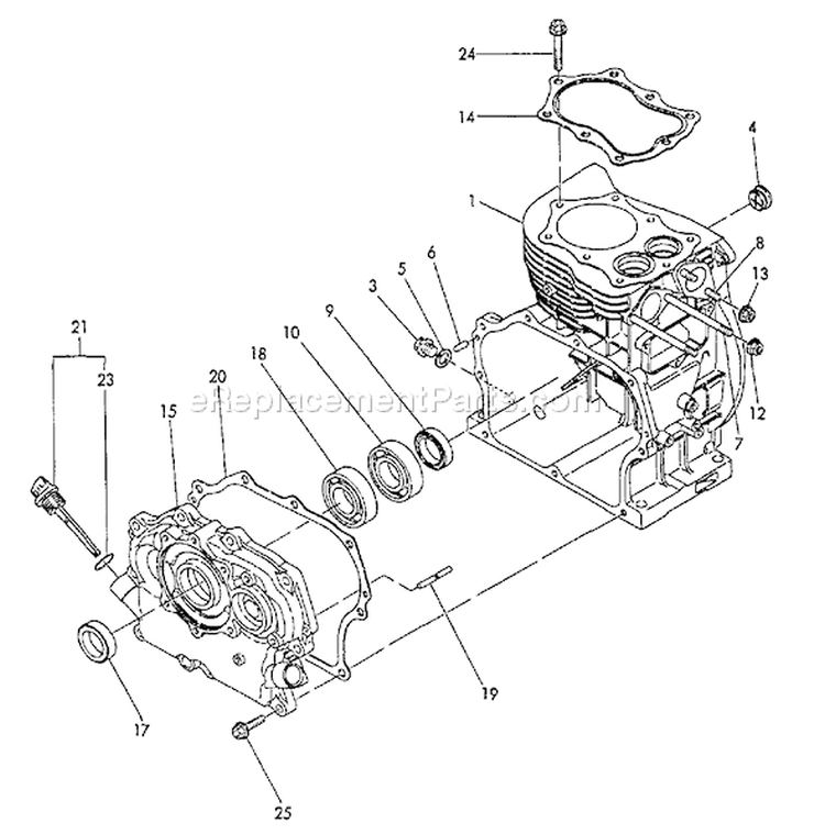 Page F Diagram and Parts List for EG-4300 After S/N 00846 Echo Generator
