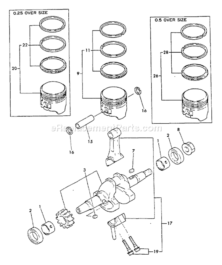 Page A Diagram and Parts List for EG-550  Echo Generator