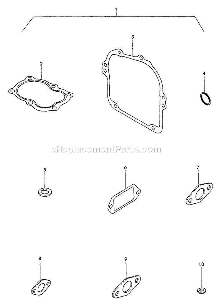 Page J Diagram and Parts List for EG-550  Echo Generator