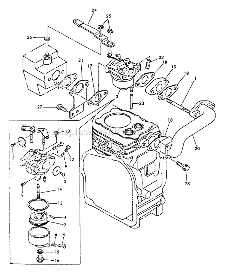 Page C Diagram and Parts List for EG-550  Echo Generator