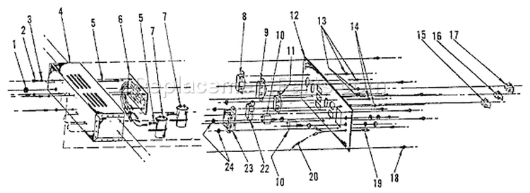 Page A Diagram and Parts List for EG-5600E  Echo Generator