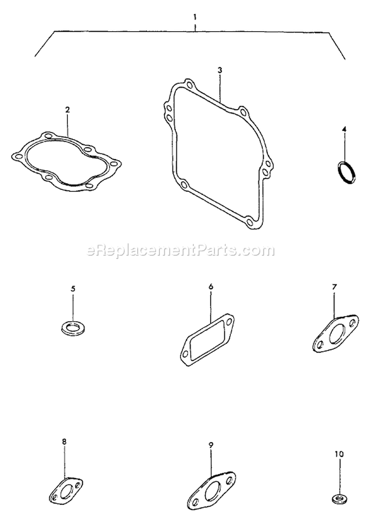 Page I Diagram and Parts List for EG-750  Echo Generator
