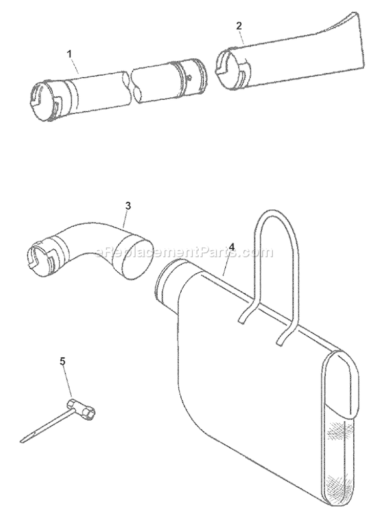 Page A Diagram and Parts List for ES-231 06001001 - 06999999 Echo Chipper Shredder