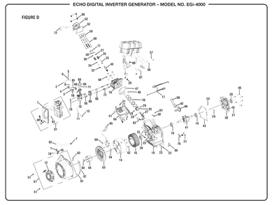 Figure D Diagram and Parts List for EGI-4000 (Revision 02)(099930635)(2020-03) Echo Generator
