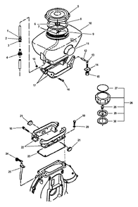 General Assembly Diagram and Parts List for PBAM-400E 99922203329 Echo Leaf Blower / Vacuum