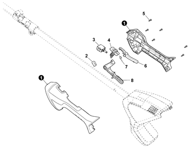 Part Location Diagram of YH415001030 Echo Screw