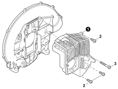 Engine Cover Diagram and Parts List for PB-580T P55515001001 - P55515999999 Echo Leaf Blower / Vacuum