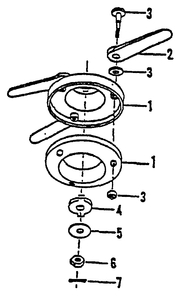 Part Location Diagram of 215213 Echo Fastener Set