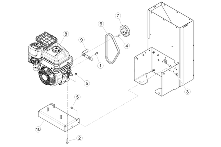 Engine Diagram and Parts List for SC-2013 200SCB000001 - 200SCB999999 Echo Chipper Shredder