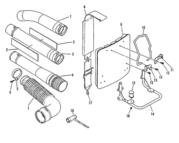Part Location Diagram of 196001 Echo PBAV BAG ONLY