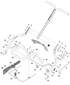 Part Location Diagram of C569000070 Echo Bracket, Rod