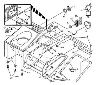 Primer, Stop Switch, Belt Cover Diagram and Parts List for ST-4500E 5001181329934 - 5001999999999 Echo Snow Blower