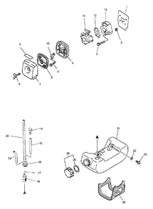 Part Location Diagram of 12300052132 Echo DISCONTINUED