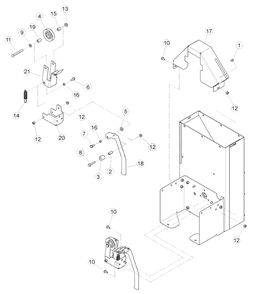 Idler Diagram and Parts List for SC-2013 200SCB000001 - 200SCB999999 Echo Chipper Shredder