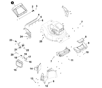 Part Location Diagram of YH415000920 Echo Screw