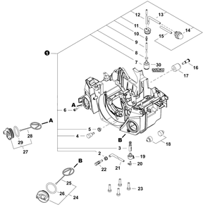 Part Location Diagram of C022000191 Echo Auto-oiler Asy