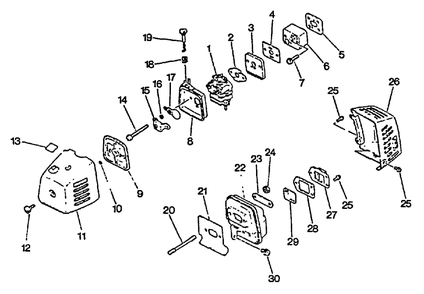 Part Location Diagram of 14590640931 Echo DISCONTINUED
