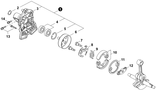Part Location Diagram of A557000200 Echo Bolt, Clutch