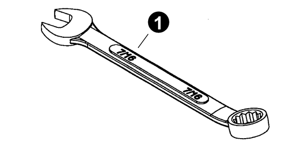 Tools Diagram and Parts List for TC-210 E14714001001 - E14714999999 Echo Tiller