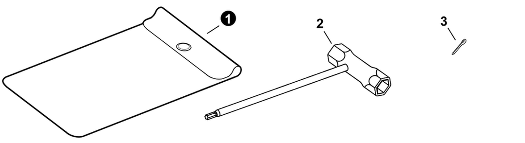 Tools Diagram and Parts List for DSRM-2600U U56500001001 - U56500999999 Echo Charger