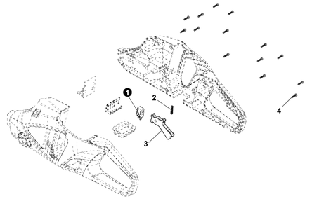 Part Location Diagram of YH415000830 Echo Screw
