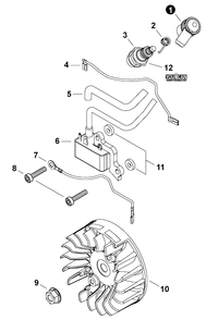 Part Location Diagram of 90197Y Echo Tune-Up Kit