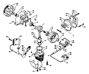 Part Location Diagram of 15210105930 Echo CONTACT POINTS