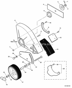 Edging_Assembly_--_Metal Diagram and Parts List for 99944200475  Echo Edger