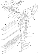 Part Location Diagram of X495000061 Echo Scabbard, Blade