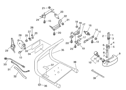 Fuel System Diagram and Parts List for PHP-800 H00326001001 - H00326999999 Echo Pressure Washer