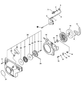 Part Location Diagram of 15660130831 Echo DISCONTINUED