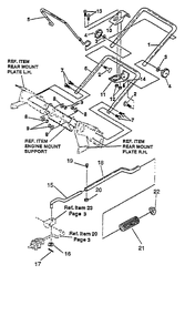 Handles, Auger Ctrl, Chute Crank Diagram and Parts List for ST-4500E 5001181329934 - 5001999999999 Echo Snow Blower