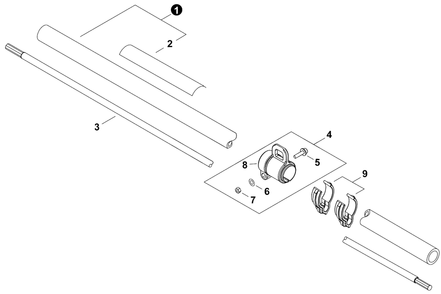 Part Location Diagram of P022055130 Echo Hanger Assy, Harness