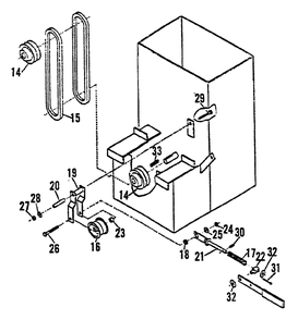 Blower Attachment Drv Sys Sh-8000r Only Diagram and Parts List for SH-8000R E081612 - E999999 Echo Chipper Shredder